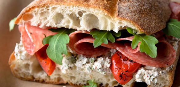 Ham and tomato sandwich for caterers in san ramon california