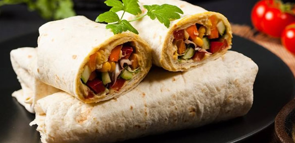 Vegetarian burritos for vegetarian caterer bay area