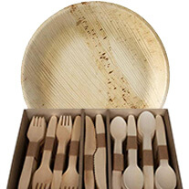 Environmental bamboo disposable utensils for catering san ramon